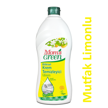 Mom's Green Bitkisel Krem Temizleyici Mutfak Limon- ECO