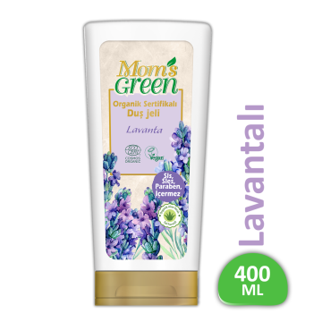 Mom's Green Organik Sertifikalı Duş Jeli - Lavantalı 400 ml EcoCosmos