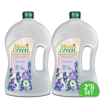 2'li Set Mom's Green Organik Sertifikalı Sıvı Sabun - Lavanta 1.5 LT*2 EcoCosmos