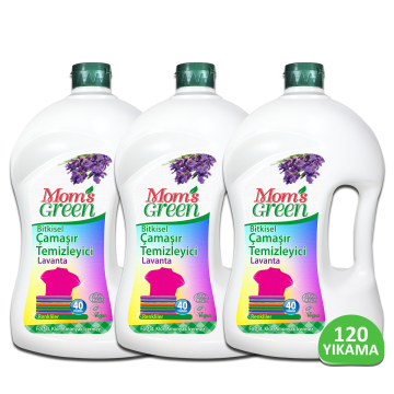 3'lü Set Bitkisel Çamaşır Temizleyici RENKLİLER 120 Yıkama  - ECO
