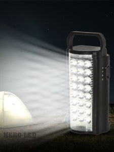 24 Ledli Taşınabilir Led Işıldak Kamp Feneri El Feneri