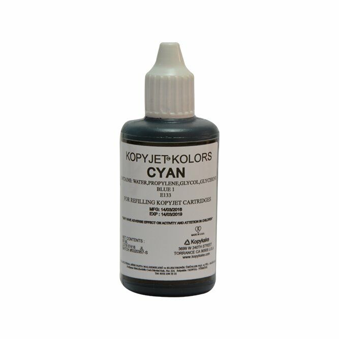 KOPYJET MAVİ GIDA BOYASI 50 ml (DEPOLU CİHAZLAR İÇİN)