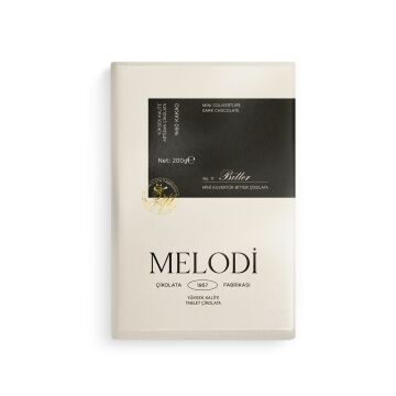 MİNİ KÜVERTÜR BİTTER ÇİKOLATA 200GR