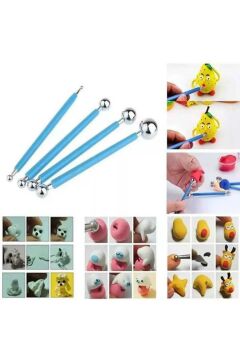 METAL UÇLU MARZİPAN SET 4LÜ