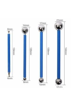 METAL UÇLU MARZİPAN SET 4LÜ