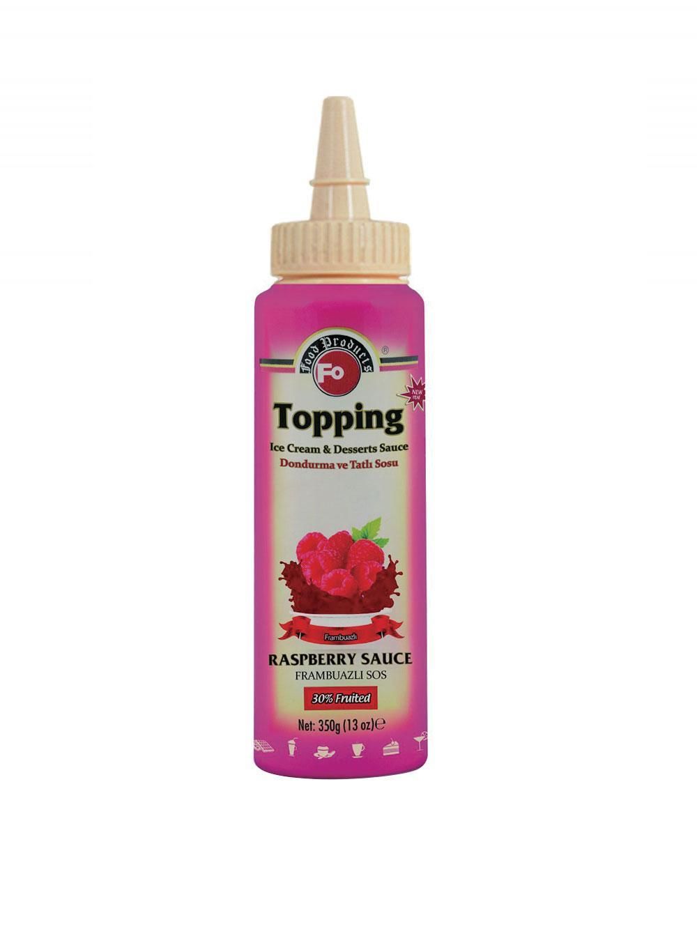 FO FRAMBUAZLI TOPPİNG DONDURMA VE TATLI SOSU 350GR.