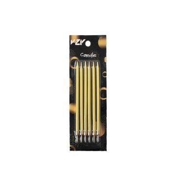 ALTIN MUM 14 CM 6 LI