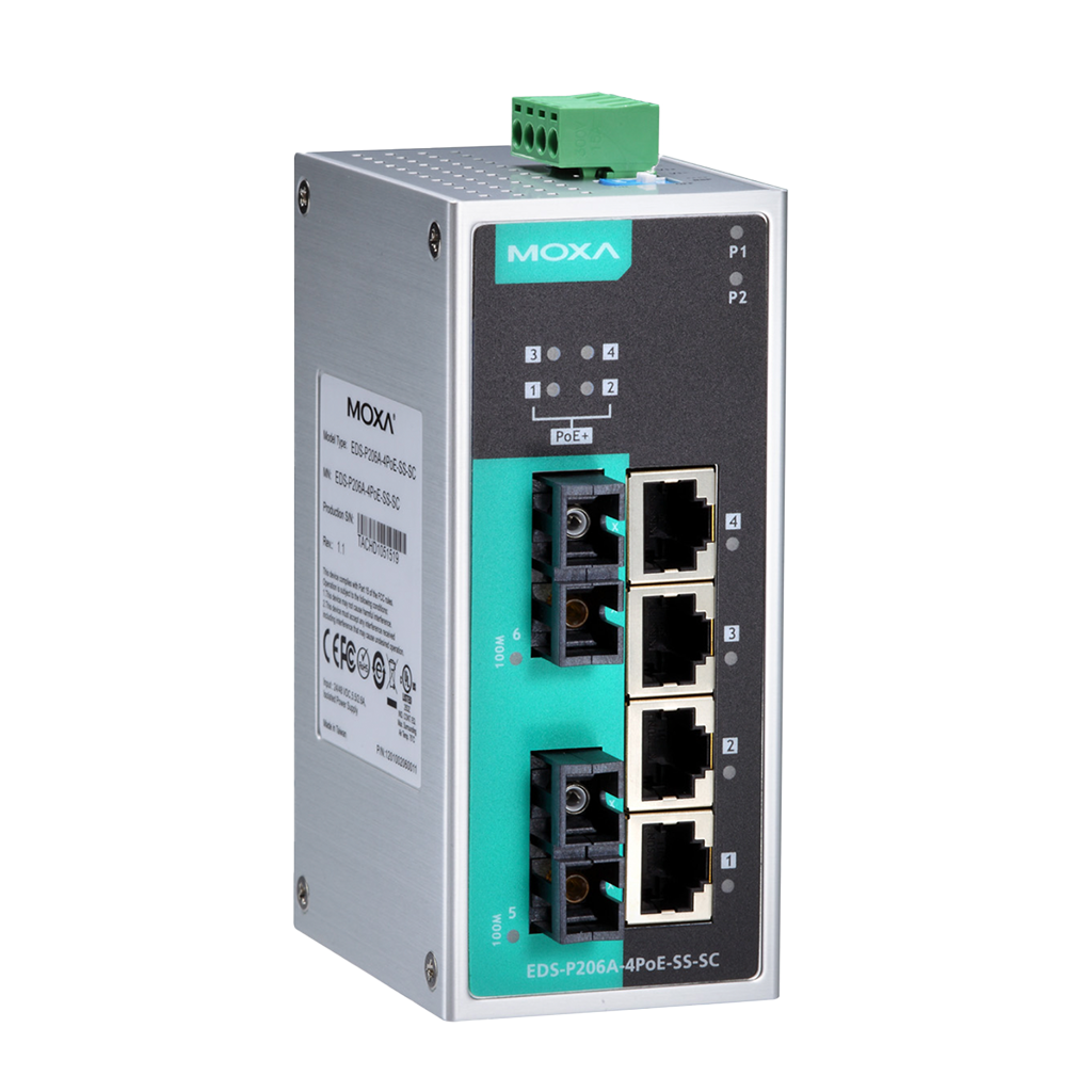 EDS-P206A-4PoE-S-SC-T