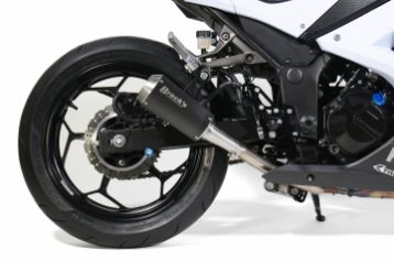 Kawasaki Ninja 300 Veloce Slip-on Sistem Black Tüp
