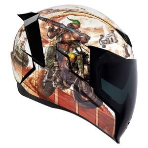 icon Airflite PLEASUREDOME3 - BROWN Kask