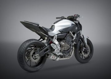 Yamaha MT-07 2015 R-77 Paslanmaz Çelik Karbon Kapak Komple Egzoz