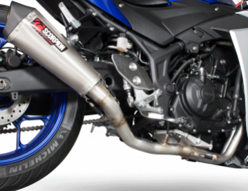 Yamaha YZF R25 Serket Taper Full Sistem Satin Titanyum