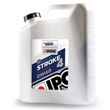 IPONE Stroke 4 / (0W40) 4T esterli %100 sentetik yarış ve performans motor yağı (4L)