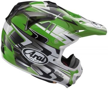 Arai MX-V Tip Green Off Road (Cross) Kask