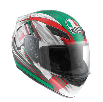 AGV K4 Hang On White Red Green Full Face Kask