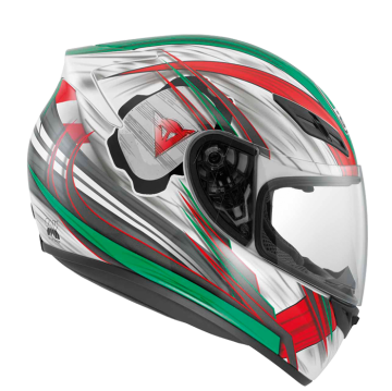 AGV K4 Hang On White Red Green Full Face Kask