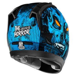 icon Alliance GT The Horror Blue Kask