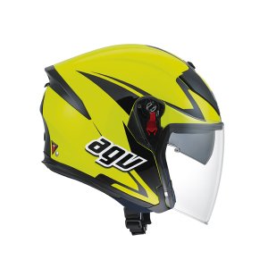 AGV K-5 Jet Threesıxty Yellow Fluo/Black Kask