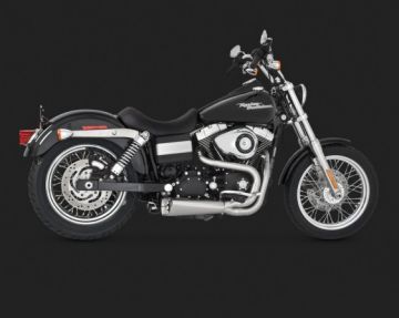 Vance & Hines 2014 Wide Glade COMPETITION SERIES 2-INTO-1  BLACK Komple Egsoz 75-115-9