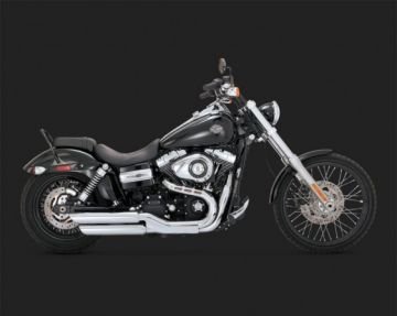 Vance & Hines 2014 Wide Glide TWIN SLASH 3″ Slip On Egzoz 16845