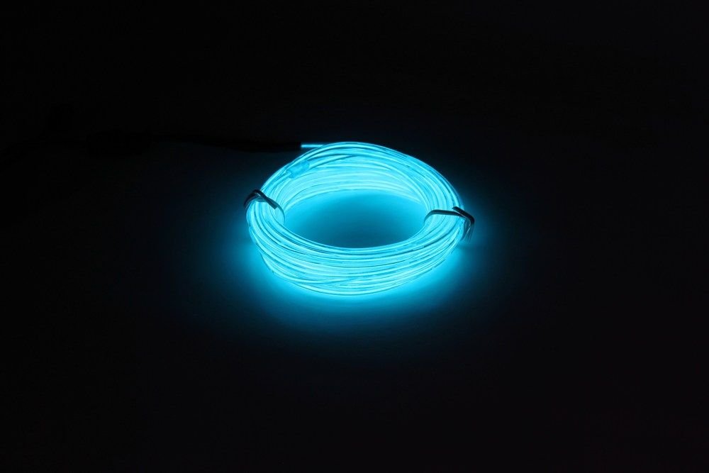 Light Mode Elwire Kask Aydınlatması Proton Kit Aqua