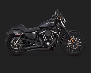 Vance & Hines 2015 Sportster 1200 Custom Super Low BIG RADIUS 2-INTO-2 Egzoz 46067