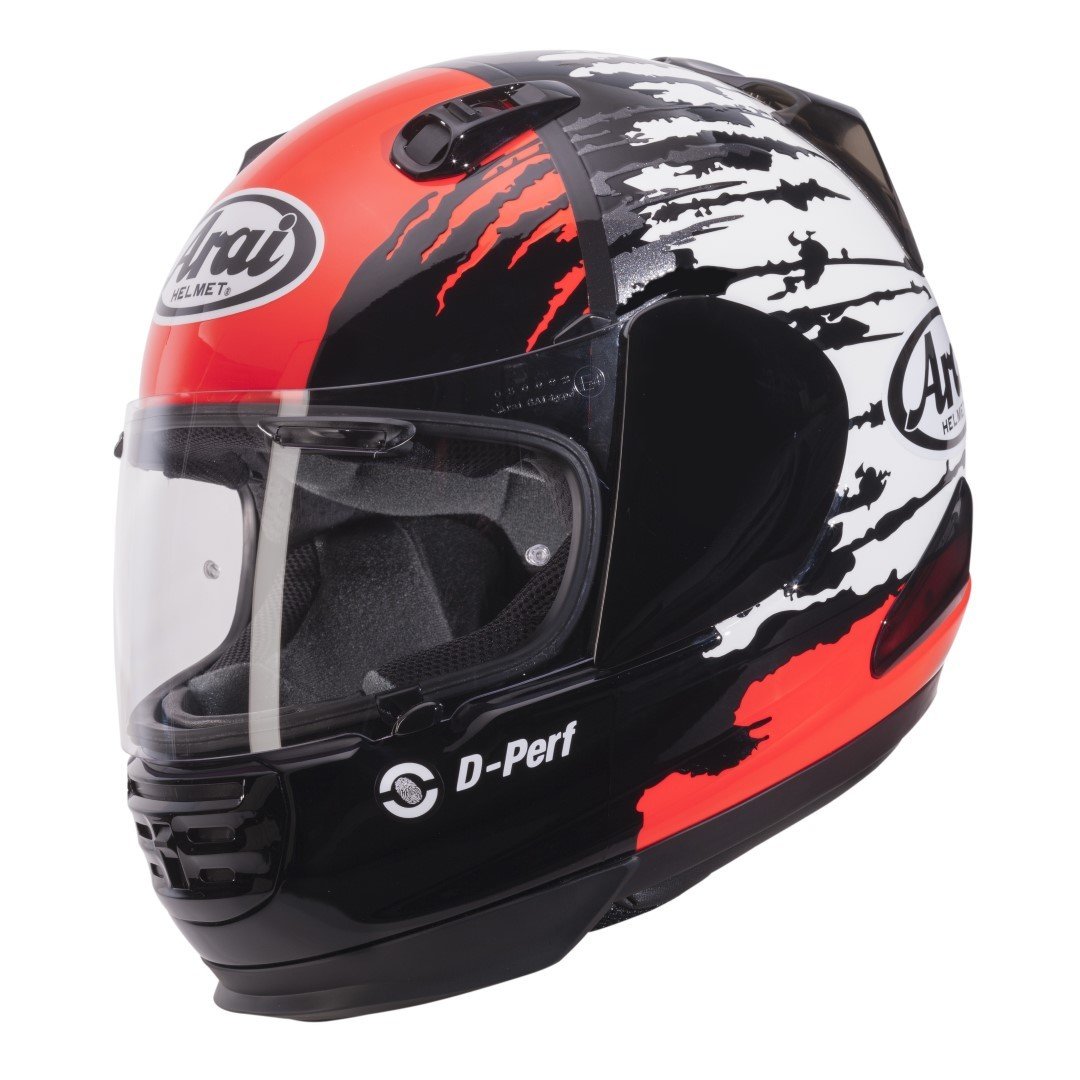 Arai Rebel Splash Red Full Face Kask