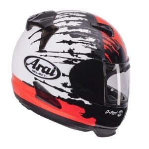 Arai Rebel Splash Red Full Face Kask