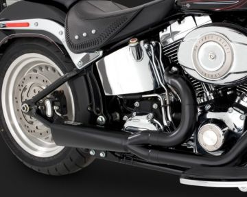Vance & Hines 2014 Cvo Deluxe COMPETITION SERIES 2-INTO-1 BLACK Egzoz 75-114-9