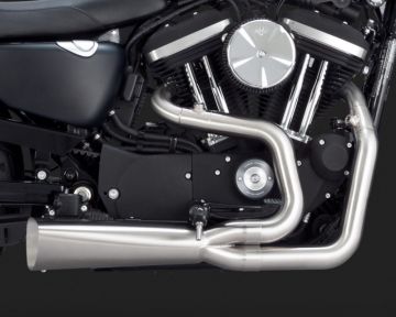 Vance & Hines 2015 Sportster 883 Super Low COMPETITION SERIES 2-INTO-1 Egzoz 75-118-4