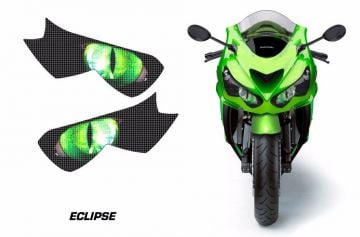 Kawasaki Ninja Zx14 R Far Sticker Seti - Eclipse Green