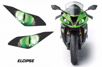 Kawasaki Ninja Zx6R Far Sticker Seti - Eclipse Green