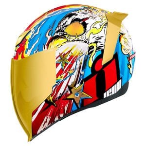 icon Airflite FREEDOM SPITTER - GOLD Kask