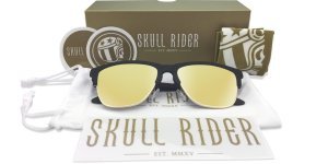 Skull Rider Golden Star Güneş Gözlüğü -Metallic