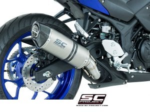 Yamaha YZF R25 SC Project Oval Slip On Egzoz