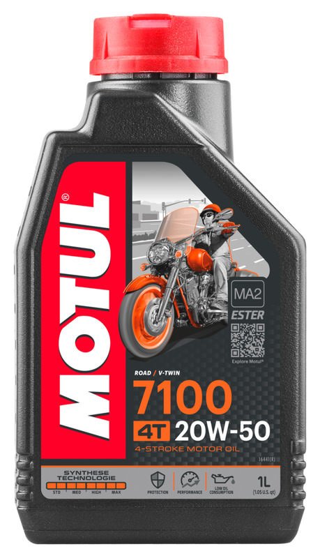 Motul 7100 20W50 4 Zamanlı Motosiklet Yağı (1L)
