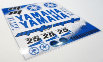 Yamaha Yarış Grenajı Sponsor Sticker Seti