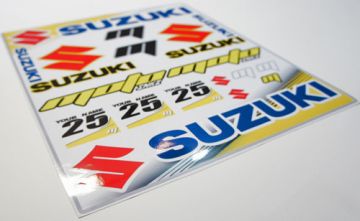 Suzuki Yarış Grenajı Sponsor Sticker Seti
