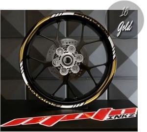 GP Racing Jant Sticker Design 5 - Gold