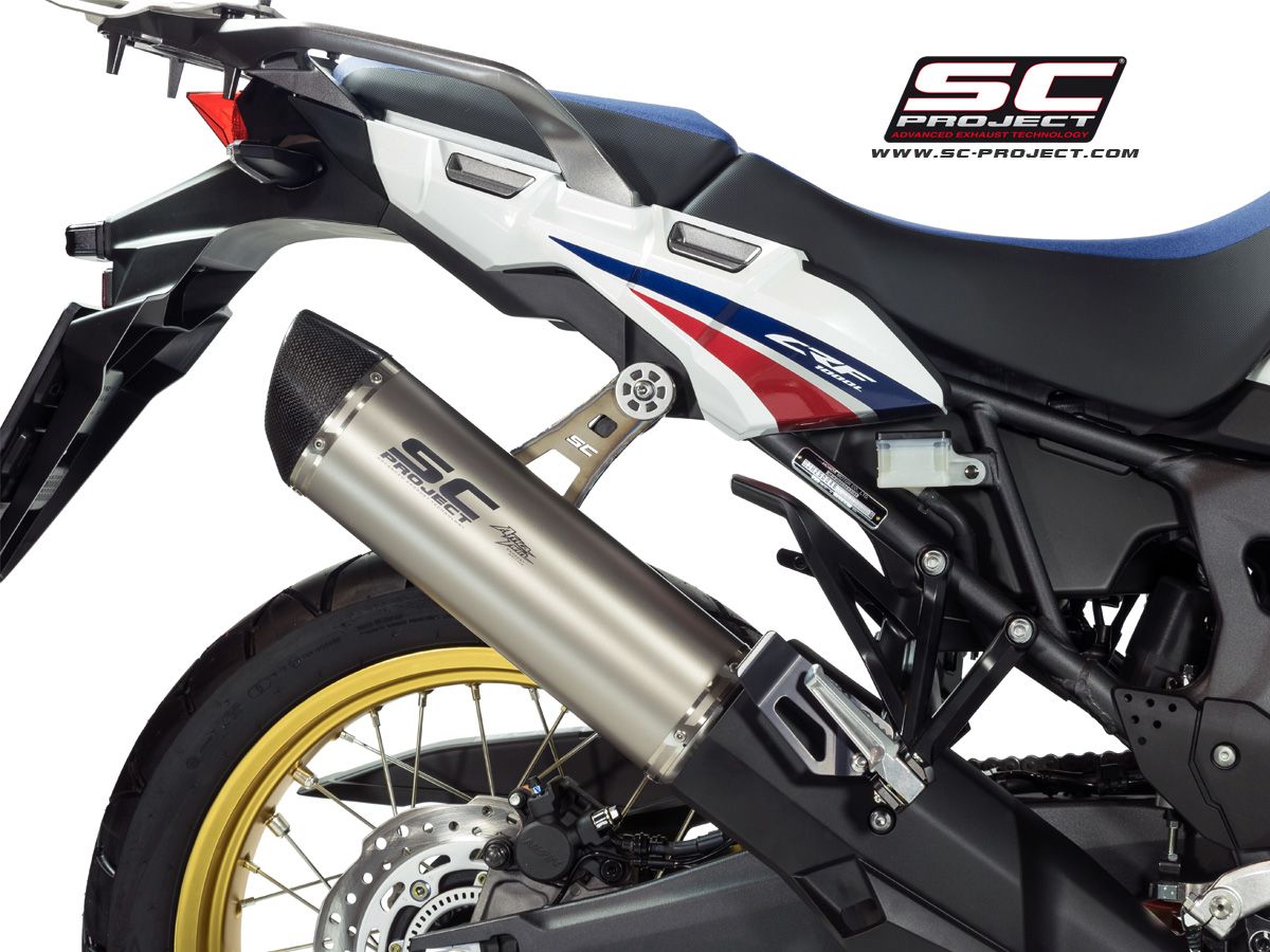 Honda Africa Twin SC Project Oval Slip On Egzoz - Titanyum