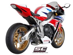 Honda CBR 1000 RR / SP SC Project Oval Slip On Egzoz - Mat Karbon