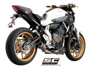 Yamaha MT-07 SC Project CR-T Full Sistem Egzoz - Karbon