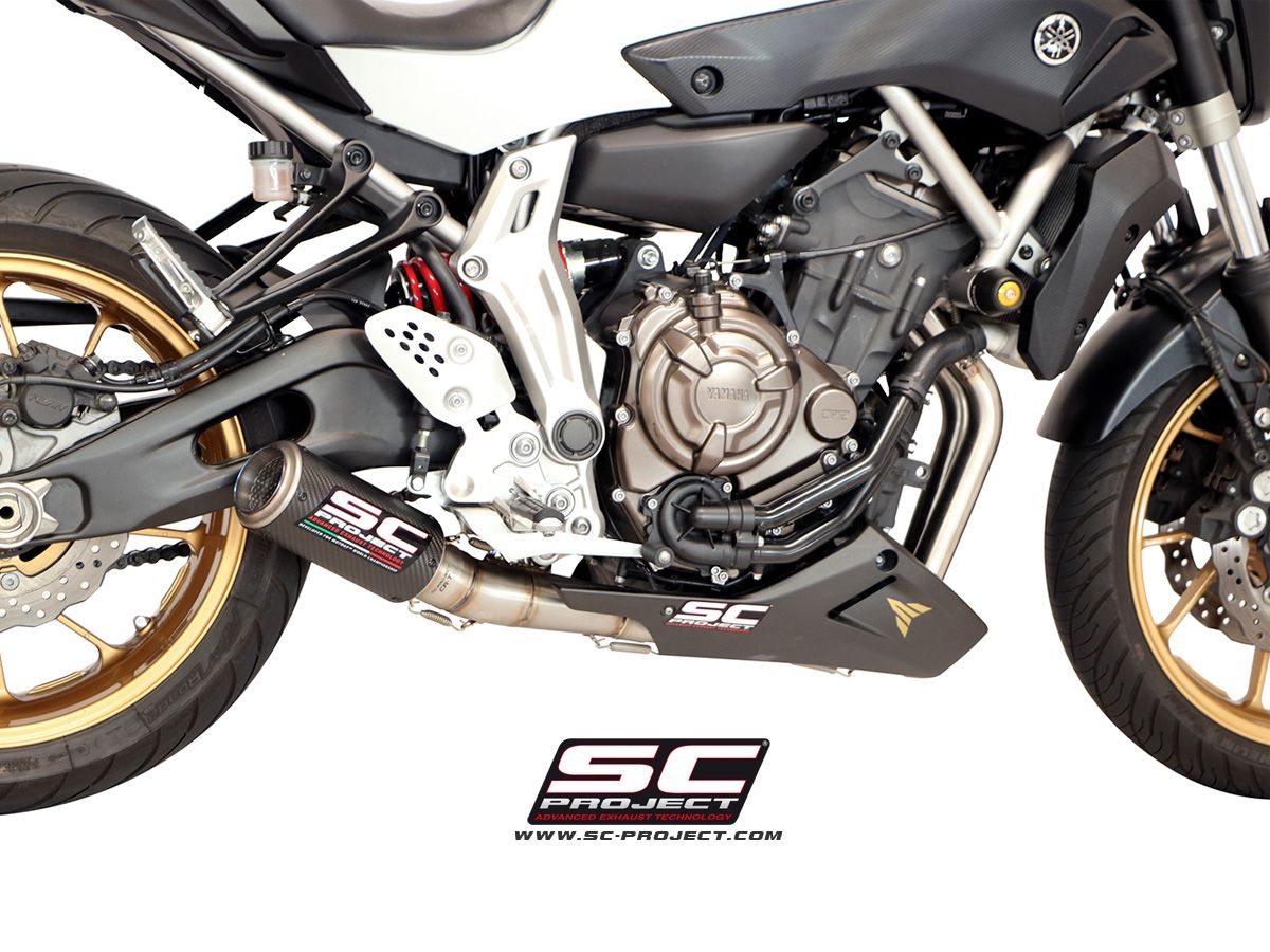 Yamaha MT-07 SC Project CR-T Full Sistem Egzoz - Titanyum