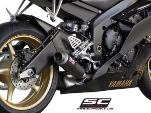 Yamaha YZF R6 SC Project GP M2 Slip On Egzoz - Karbon