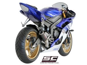 Yamaha YZF R6 SC Project CR-T Slip On Egzoz - Karbon