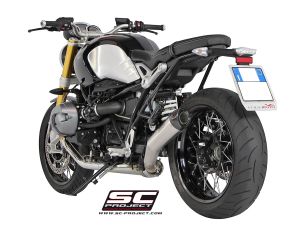 Bmw R Nine T SC Project Angled Conic Egzoz - Titanyum