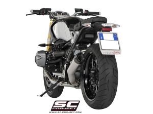 Bmw R Nine T SC Project Angled Conic Egzoz - Titanyum