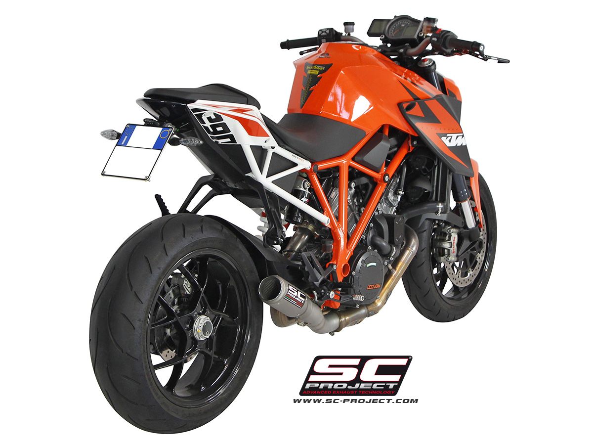 Ktm 1290 Super Duke SC Project CR-T De-Cat Slip On + Katalizör İptal Kiti