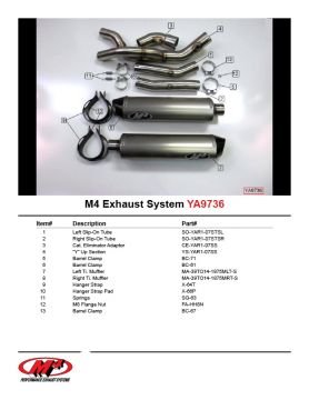 Yamaha Yzf R1 2007-2008 M4 Titanyum Çift Tüp Egzoz
