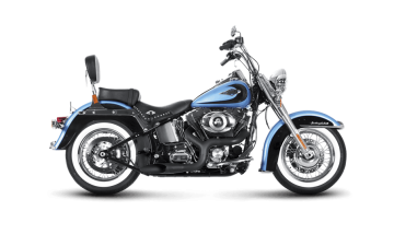 Harley Davidson FLSTC Heritage Softail Classic 2007-2014 Open Line (Siyah) Akrapoviç Egzoz